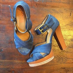 Denim Michael Kors Heels